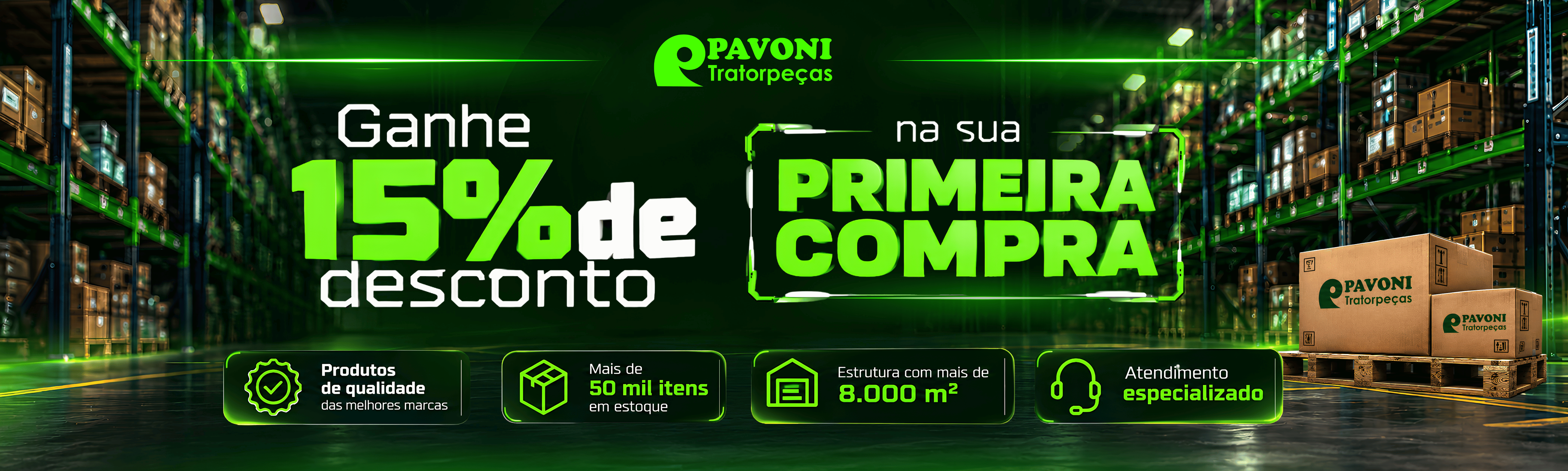 Primeira Compra 15% OFF